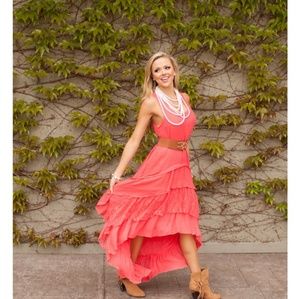 NWT Modern Vintage Boutique Ruffle Lace Dress